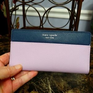 NEW Kate Spade Blue and Violet Card carrier